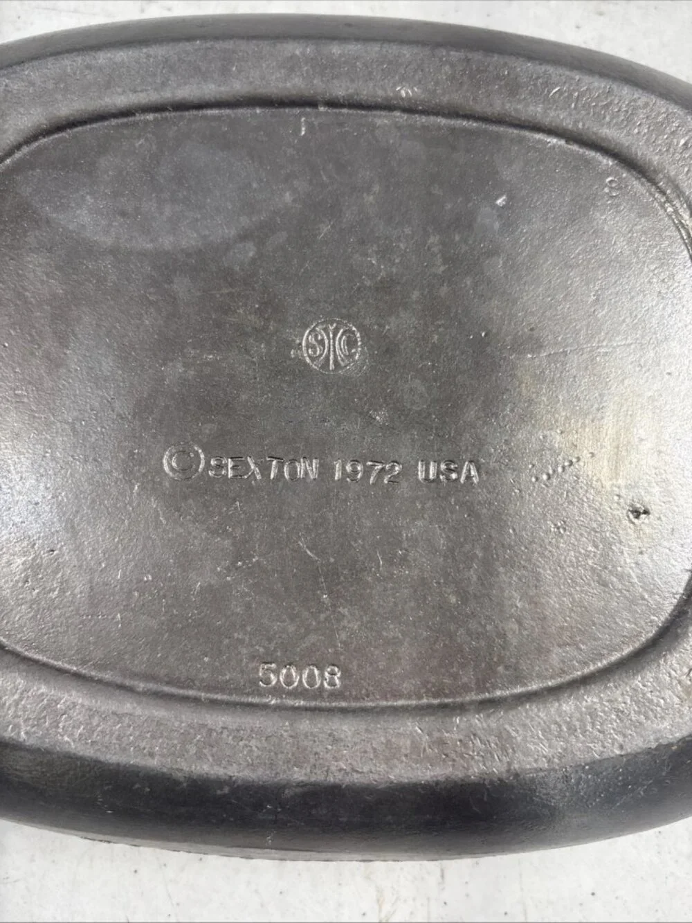 Vintage 1972 Sexton Pewter Metal 